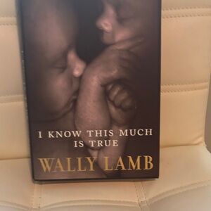 Wally Lamb "I Know This Much Is True" Hardcover Book - Brown/Gold Cover